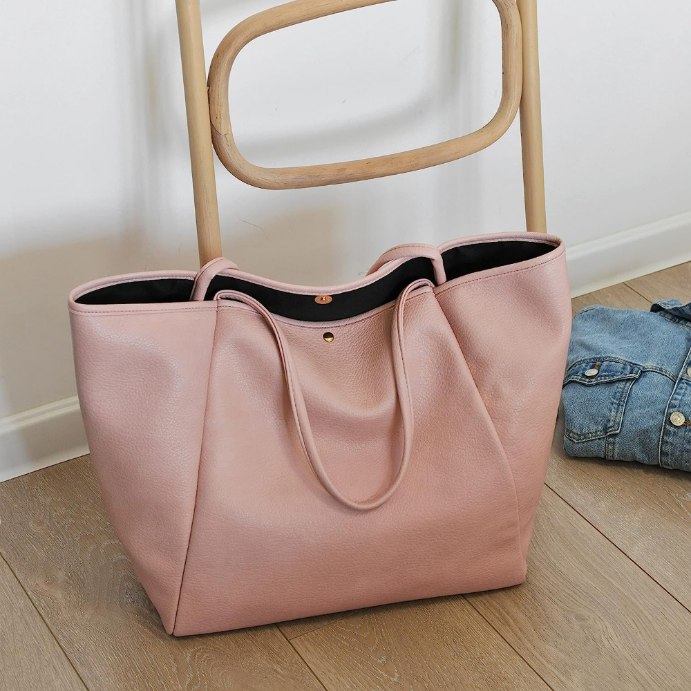 Pink Origami Suede Purse – House Wolf