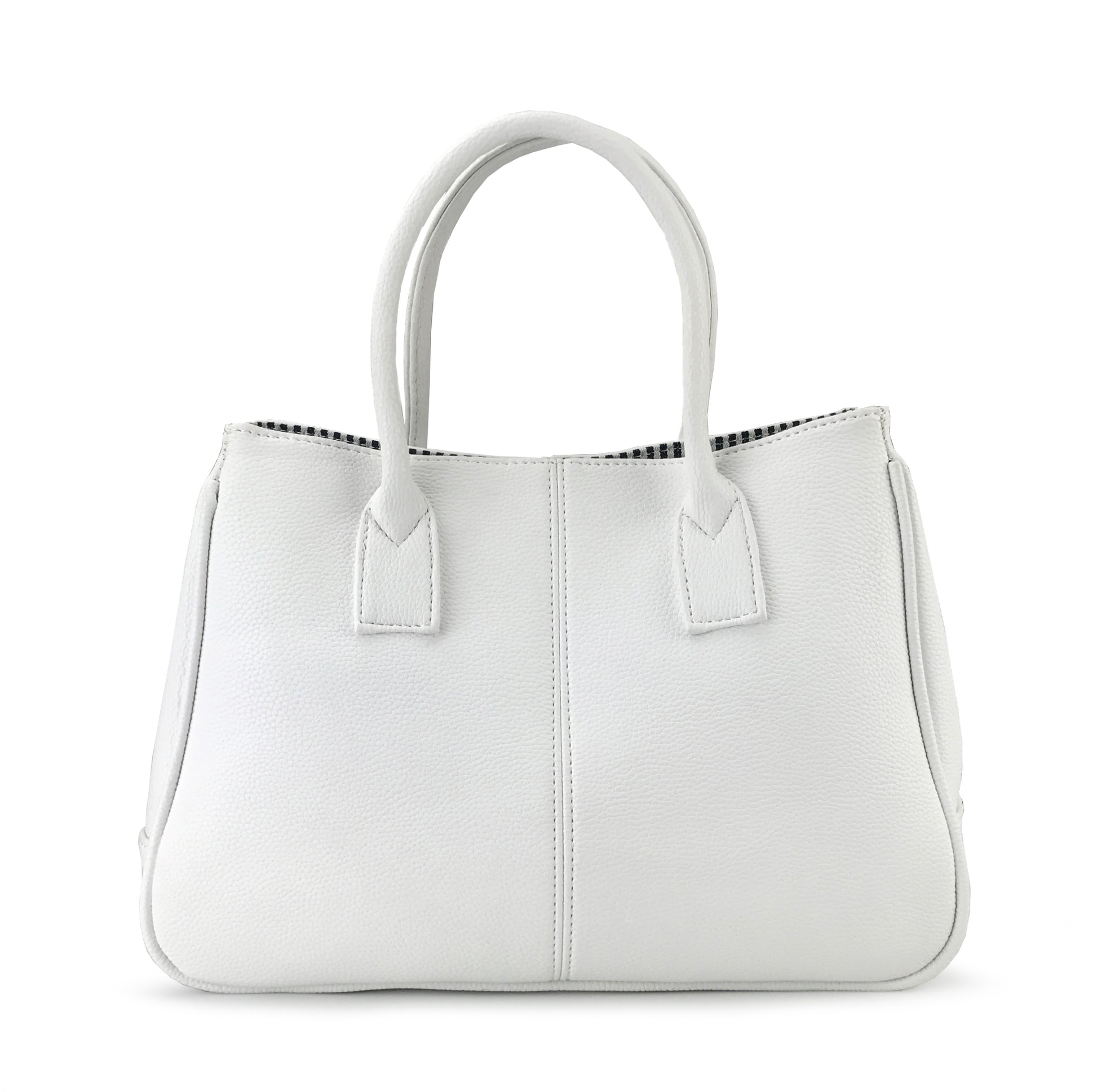 Women's Faux Leather White Handbags, Bags
